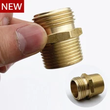 3/4" Male NPT Pipe to 3/4" GHT Male Garden Hose Adapter Brass Connectors Fitting