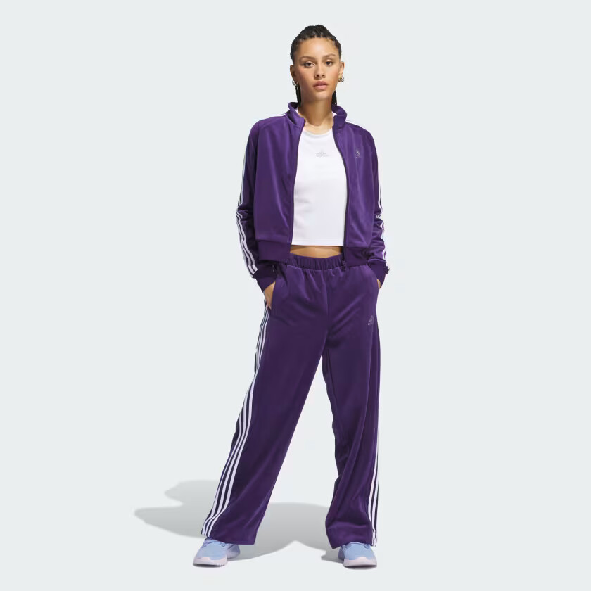 adidas Originals Women's Y2K Glam Plush Velour Track suit adidas Originals Women's Y2K Glam Plush Velour Track suit