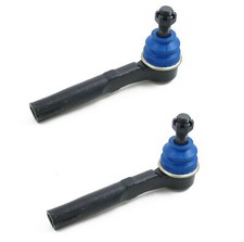 Juego de pares de 2 extremos de varilla de amarre de dirección delantera exterior Mevotech para Chevy Cavalier