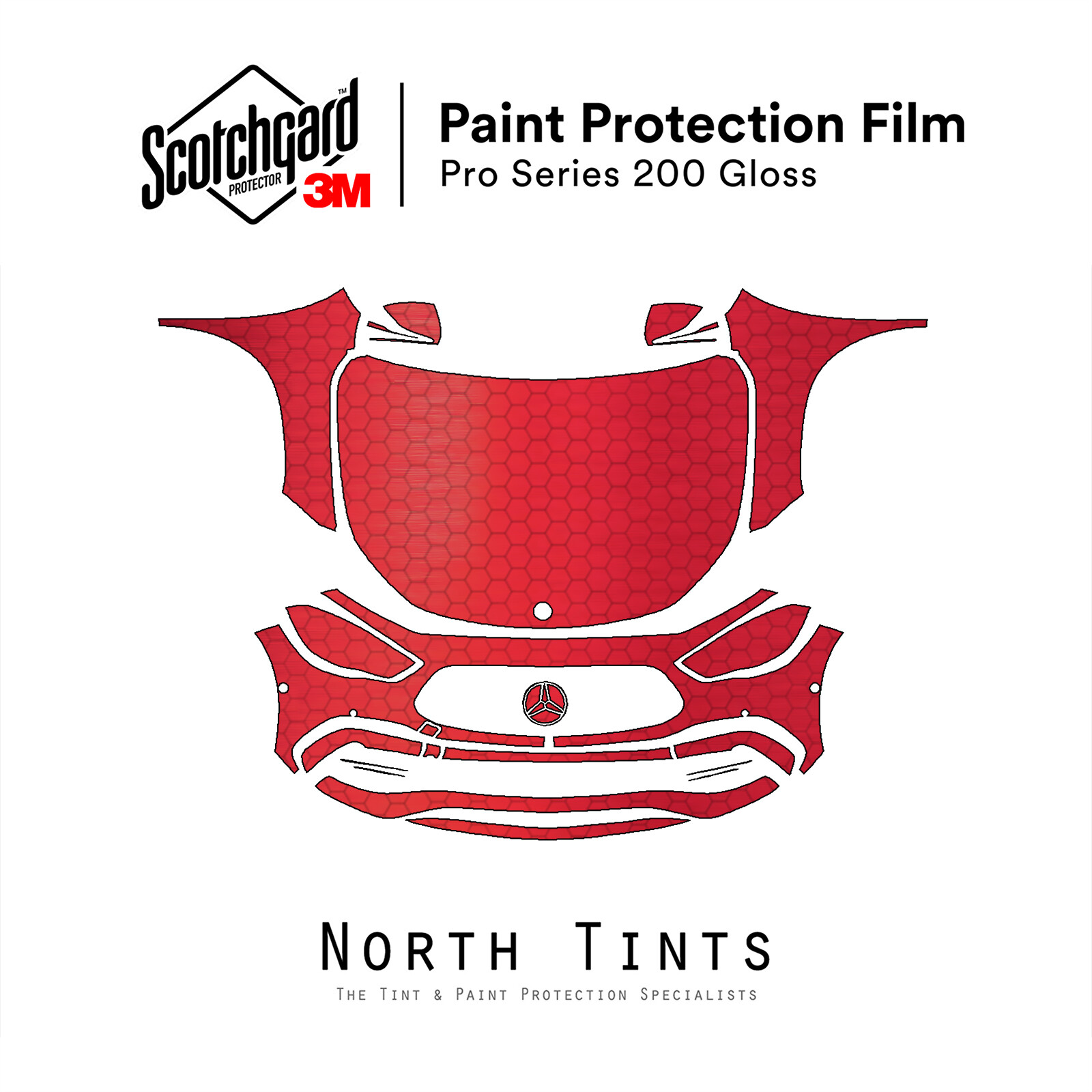 Mercedes Benz GLA AMG Line 2021-2023 3M PRO Paint Protection Film Clear Bra PPF