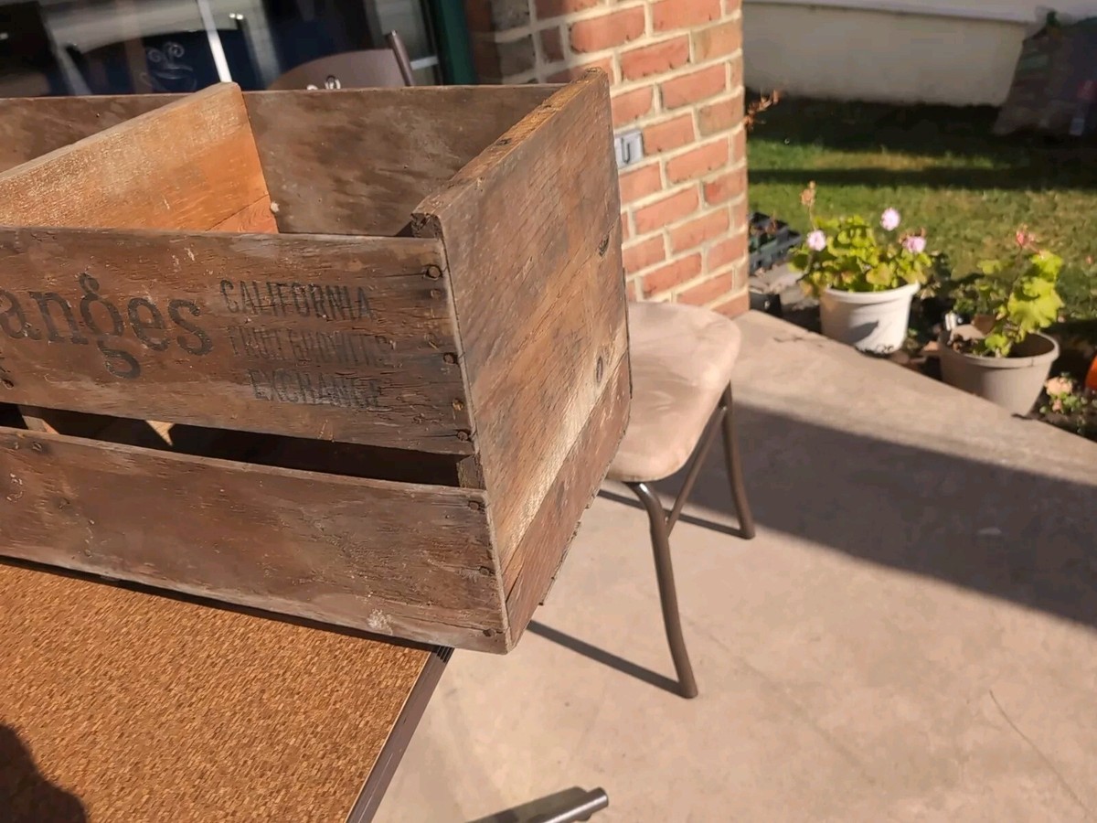 Vintage Sunkist Oranges California Wooden Shipping Box/Crate | eBay