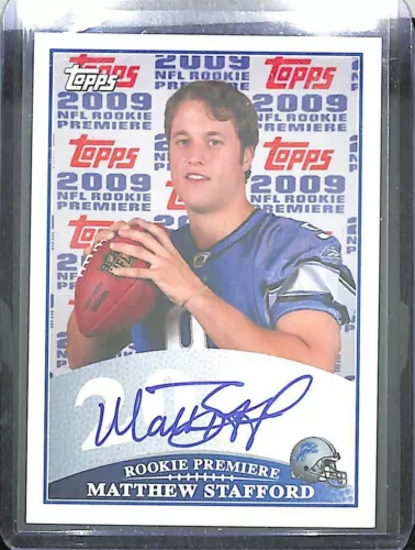 2009 Topps Rookie Premiere Autograph #RPA-JMS Matthew Stafford