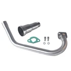 3Stage Exhaust Header Pipe For Coleman CT200U BT200X 212 196cc Go Kart Mini Bike
