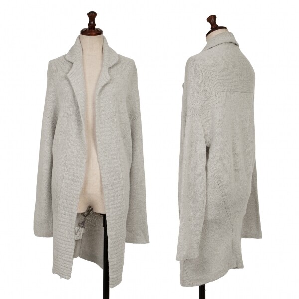 Yohji Yamamoto FEMME Buttonless Long Knit Cardigan Size 2(K
