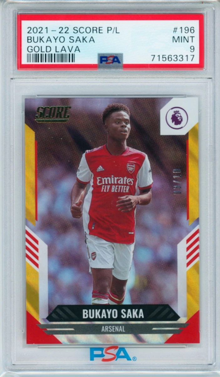 2021-22 Panini Score Premier League Bukayo Saka #196 for sale | eBay