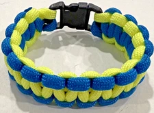 Survival Paracord Bracelet Multi-Color Size 7" Child Braided Safety Paracord NEW