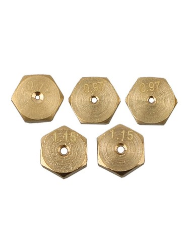5x Burner Gas Natural Gas Hob For LPG Conversion Kit Jets Nozzles Injectors Set - Picture 17 of 20