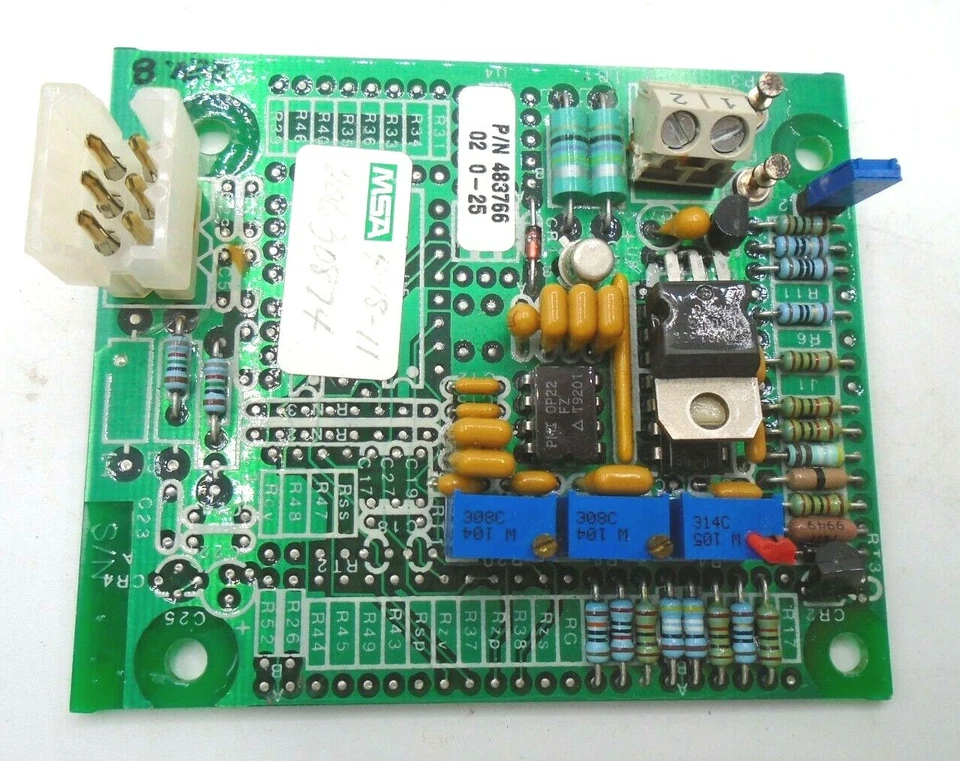 MSA Sensor Transmitter Board REV 8 PC Board 483766 New - Image 3 of 4