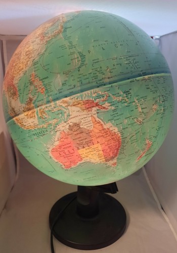 Vntg Lighted Globe, 1987 Scan-Globe A/S, Denmark, Excellent! - Picture 4 of 8