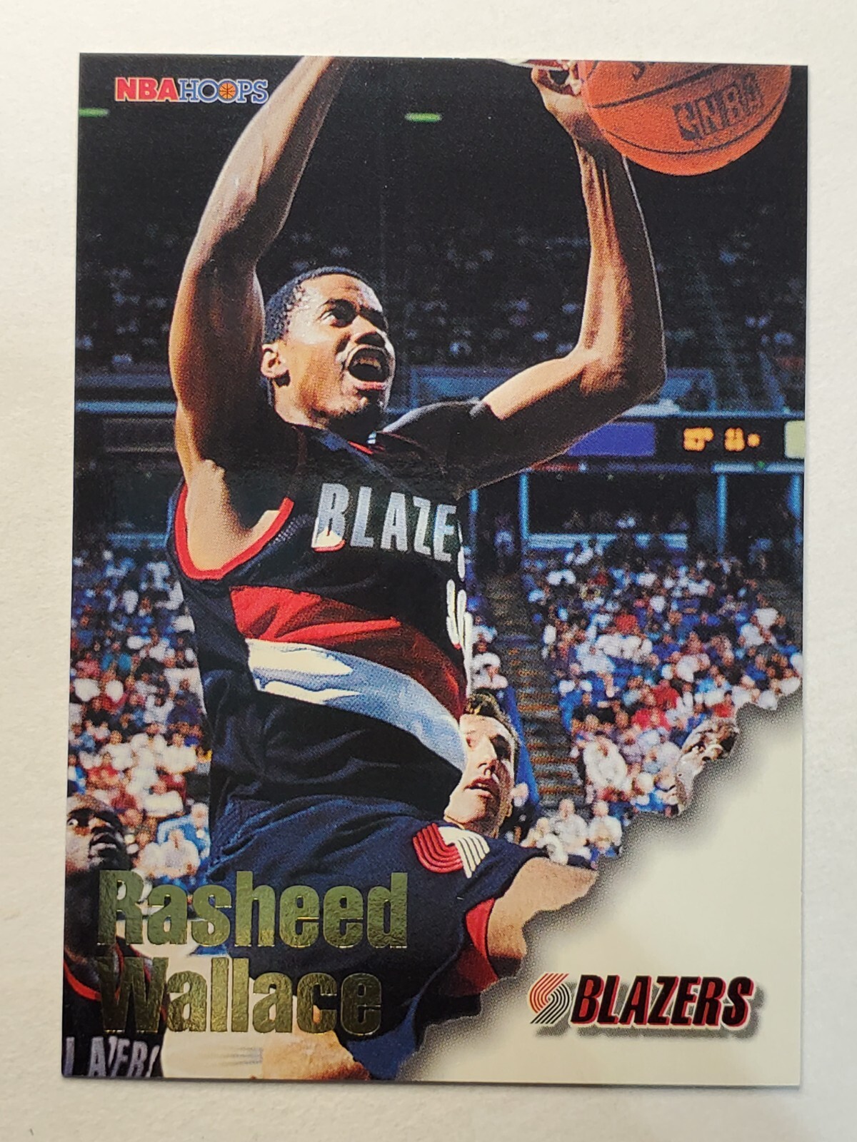 1996-97 Hoops #236 Rasheed Wallace ~ Portland Trail Blazers