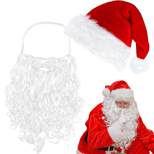 Unisex Santa Hat for Christmas Comfortable Holiday Adults Classic charitable