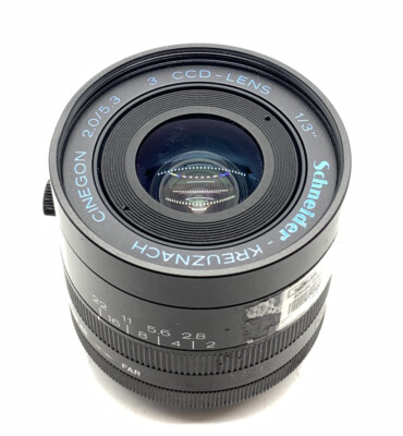 Schneider-Kreuznach Cinegon Pentax Q レンズ Schneider Kreuznach Cinegon 2/5.3 Wide C-Mount Lens for 3 CCD