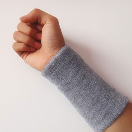 Unisex Sports Wrist Sweat Bands Wristbands Fitness Sweatbands Gym Tennis UK - Picture 19 of 26