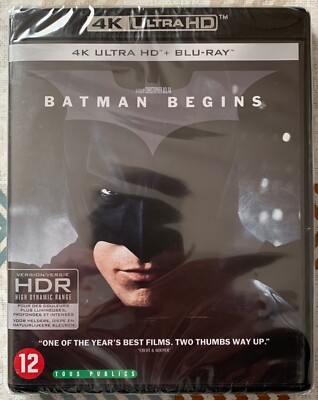 Batman Begins - 1 Blu-ray 4K Ultra HD (Film) + 2 Blu-ray (Film + Bonus)