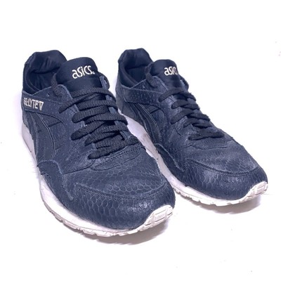 asics black leather womens shoes