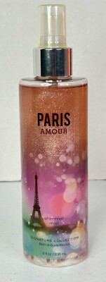 Bath & Body Works Paris Amour Diamond Shimmer Mist Fragrance 8oz RARE Retired