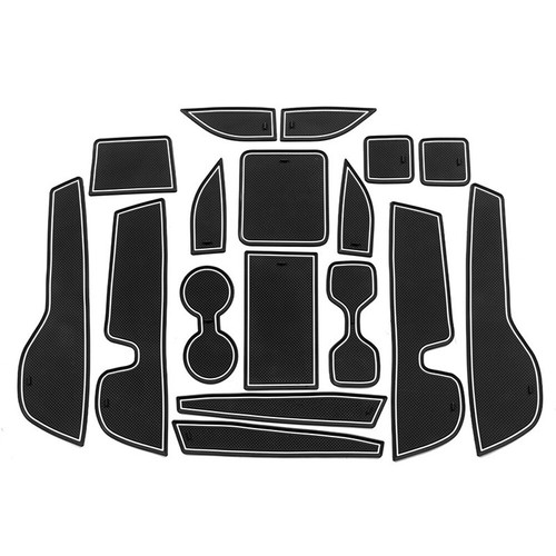 Door Slot Mats fits Mitsubishi Outlander 2022 2023 2024 Non-slip Cup Holders Pad - Picture 15 of 18