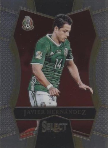 2016-17 Panini Select Soccer JAVIER HERNANDEZ #170 SILVER PRIZM