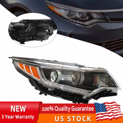 For Kia Optima 2016 2017 2018 Halogen w/ LED DRL Headlight Assembly Passenger RH