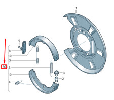 Mâchoire de frein Volkswagen CRAFTER