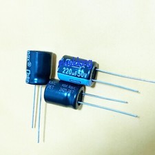 20pcs x 50V 220UF 10 13mm Aluminum electrolytic capacitor