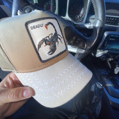 Goorin Bros The Farm Animal Trucker Desert Skies Deadly Get Over Here Scorpion