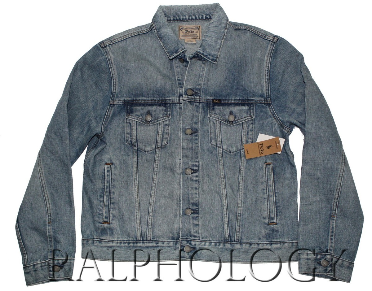 Polo Ralph Lauren Mens Blue Alpine World Cup USA Flag Denim