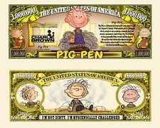 Pig Pen Novelty Dollar comes in a Soft Polly Sleeve