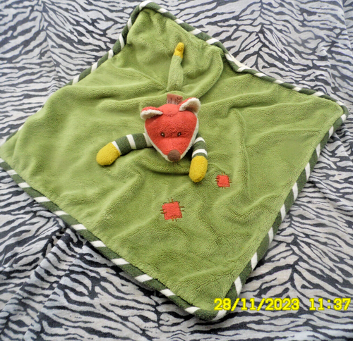 Doudou Bukowski Design Renard Orange Jumpy Marron Rayé Rayure