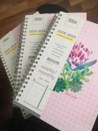 Office Depot 2018 2019 Academic Planner Weekly monthly 735854974114 EBay