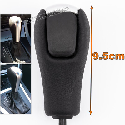 Hacreyatu Pomello del cambio a 6 marce in pelle per E81 E82 E87 E88 F20 E90 E91 E92 E93 E30 E36 E46 F30 E60 E61 E28 E34 E39 E63 E23 E32 E38