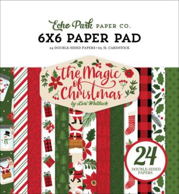 Echo Park - Paper Pad 6x6'' - ''The Magic Of Christmas'' - Paper Pack