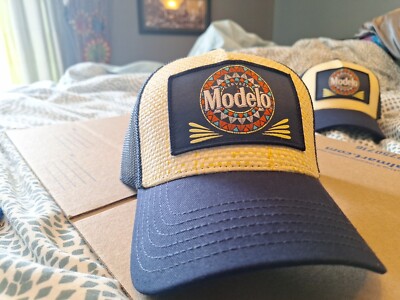 Modelo Trucker Hat Blue And Tweed Snapback
