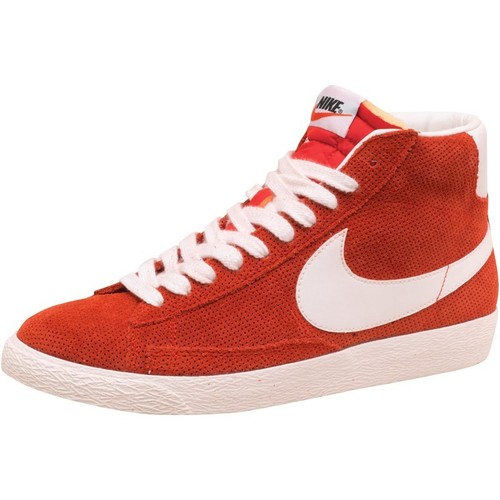 Womens NIKE Blazer Mid Suede Vintage Neu ROT Gr:44,5 Wildleder Sneaker  Retro | eBay