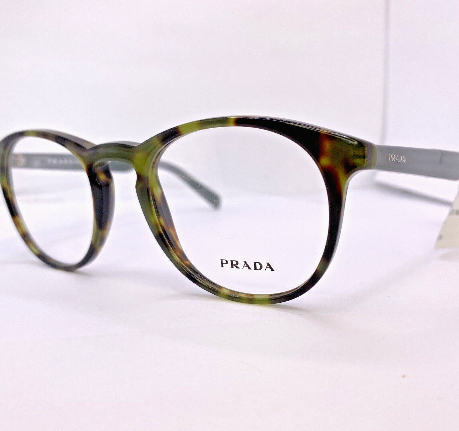 Prada VPR 19S Authentic Grey Tortoise Eyeglasses Frame 48 20 140mm