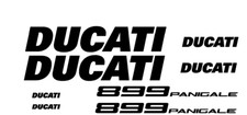adesivi Moto Carene - 8 adesivi Ducati  899 Panigale - Stickers 899 Panigale
