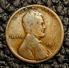 1911-D Lincoln Wheat Cent ~ VERY GOOD (VG) Condition ~ COMBINED SHIPPING!
