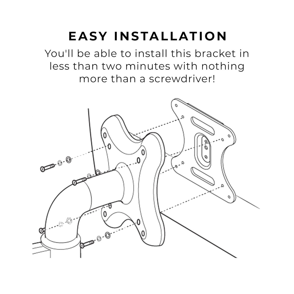 VESA Mount Adapter Compatible with MSI Optix MAG341CQ, AG32C