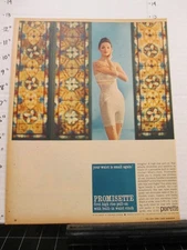 news ad 1959 PROMISETTE Poirette corset bra girdle Eclipse mattress