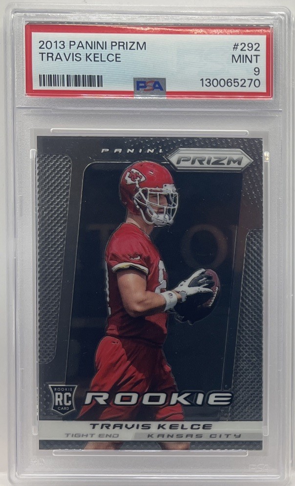2013 Panini Prizm Travis Kelce Rookie #292 PSA 9 MINT RC CHEIFS GRADED