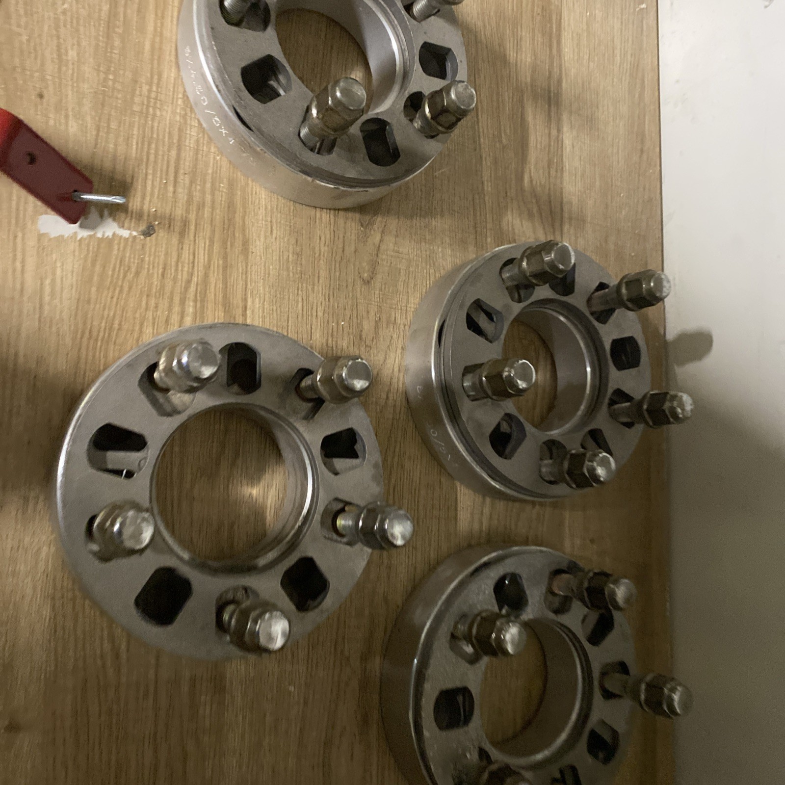 Wheel Spacer Adapter 5X100 to 5X114, 2.00" thick, (may fit Lamborghini replicas)