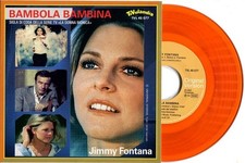 45 giri sigla TV BAMBOLA BAMBINA La donna bionica JIMMY FONTANA + base musicale