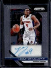 2018-19 Panini Prizm Langston Galloway Signatures Auto Autograph #S-LGW Pistons