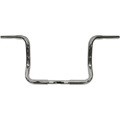 La Choppers Chrome 10'' 1-1/4'' Ape Hanger Bagger Handlebars for Harley FLH/X