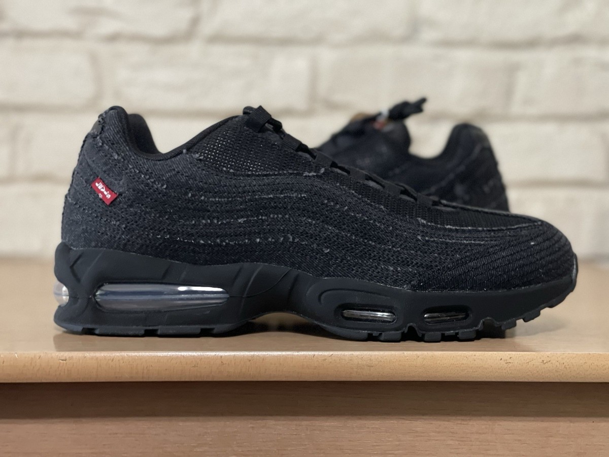 Nike Levi's x Air Max 95 OG Black Anthracite Red HM4743-100 Men's