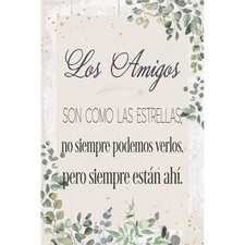 Dexsa 470452 Spanish Plaque - The Friends - Los Amigos - 4 x 6 in.