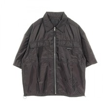 Camicia PRADA Re-Nylon taglia L nylon nero usata da uomo
