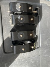 Utebit Lot de 2 petites pinces en C 2 pouces avec trou fileté 1/4" 3/8" pour montage sur bureau