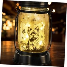 Dog Gifts for Women/Men Yorkshire Terrier Solar Lanterns Mom Birthday Yorkie