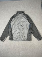 Marmot Windbreaker Rain Jacket Mens XL Gray Softshell Full Zip Performance